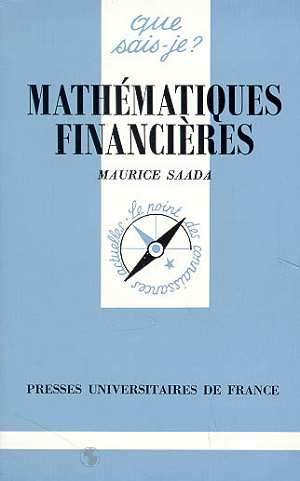 Couverture du livre 'Mathématiques financières' de Maurice Saada