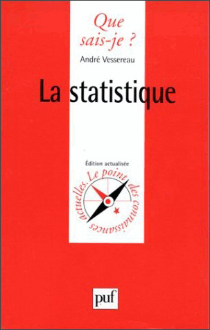 Couverture du livre 'La Statistique' d'André Vessereau