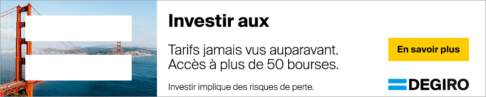 Publicité pour le courtier Degiro