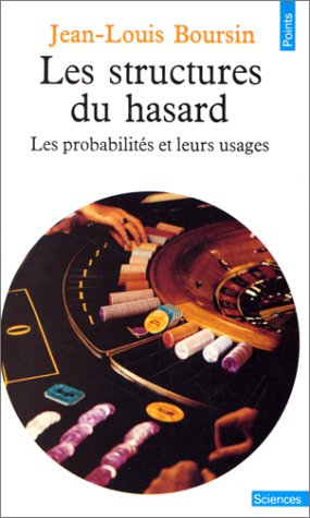 Couverture du livre 'Les structures du hasard' de Jean-Louis Boursin