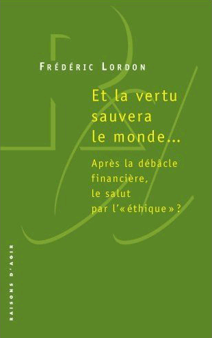 Couverture du livre 'Et la vertu sauvera le monde'