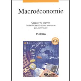 Couverture du livre 'Macroéconomie'